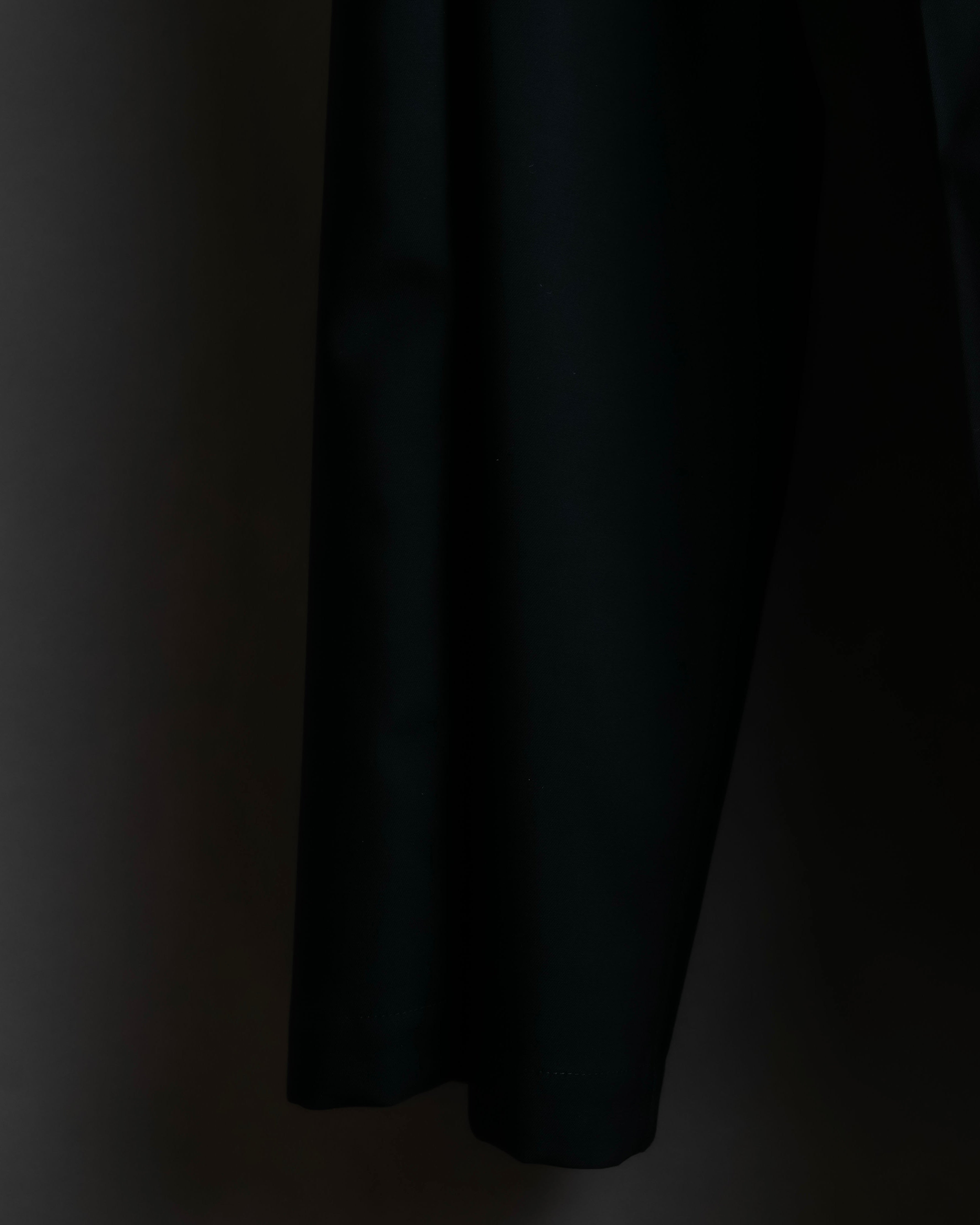 "YOHJI YAMAMOTO +NOIR" Asymmetrical slit sarouel slacks