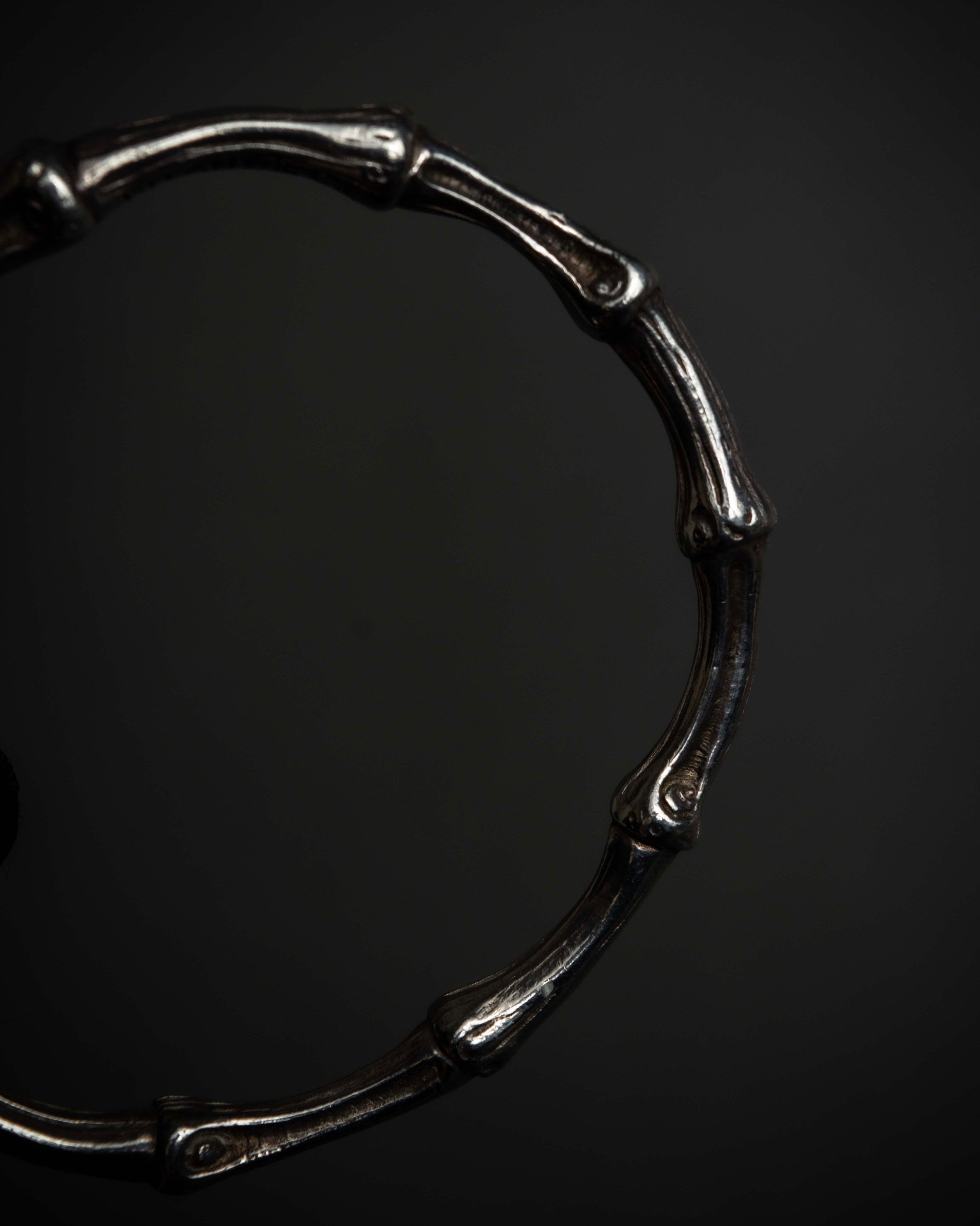 "Tiffany&Co" Bamboo motif design silver 925 bangle