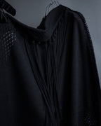 "ISSEY MIYAKE" 01AWRough knit fringe design cardigan