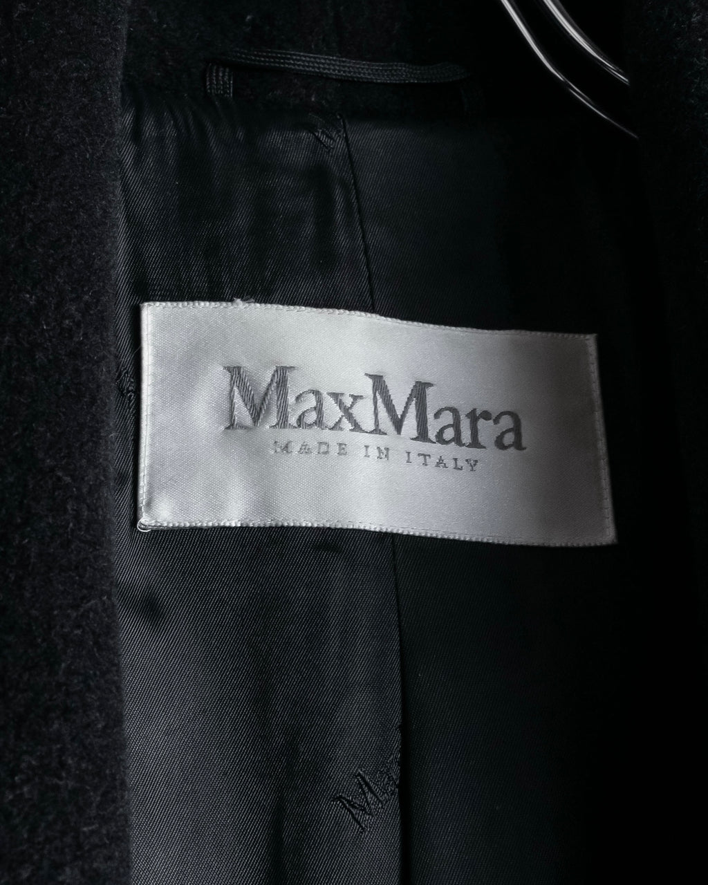 "Max Mara" 90''s-00's Actress collar design long coat
