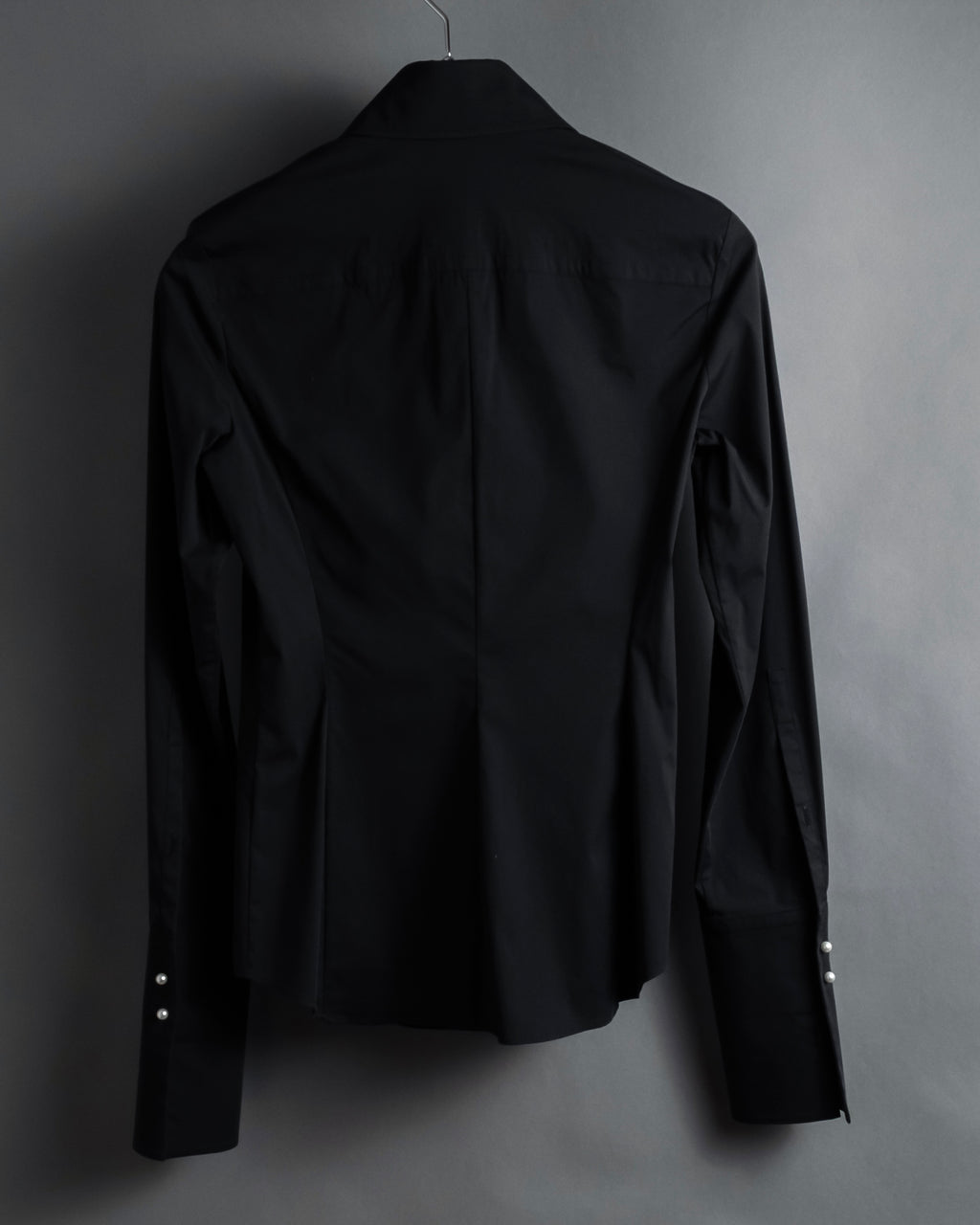 “BURBERRY” Tuxedo bib detail dress shirt