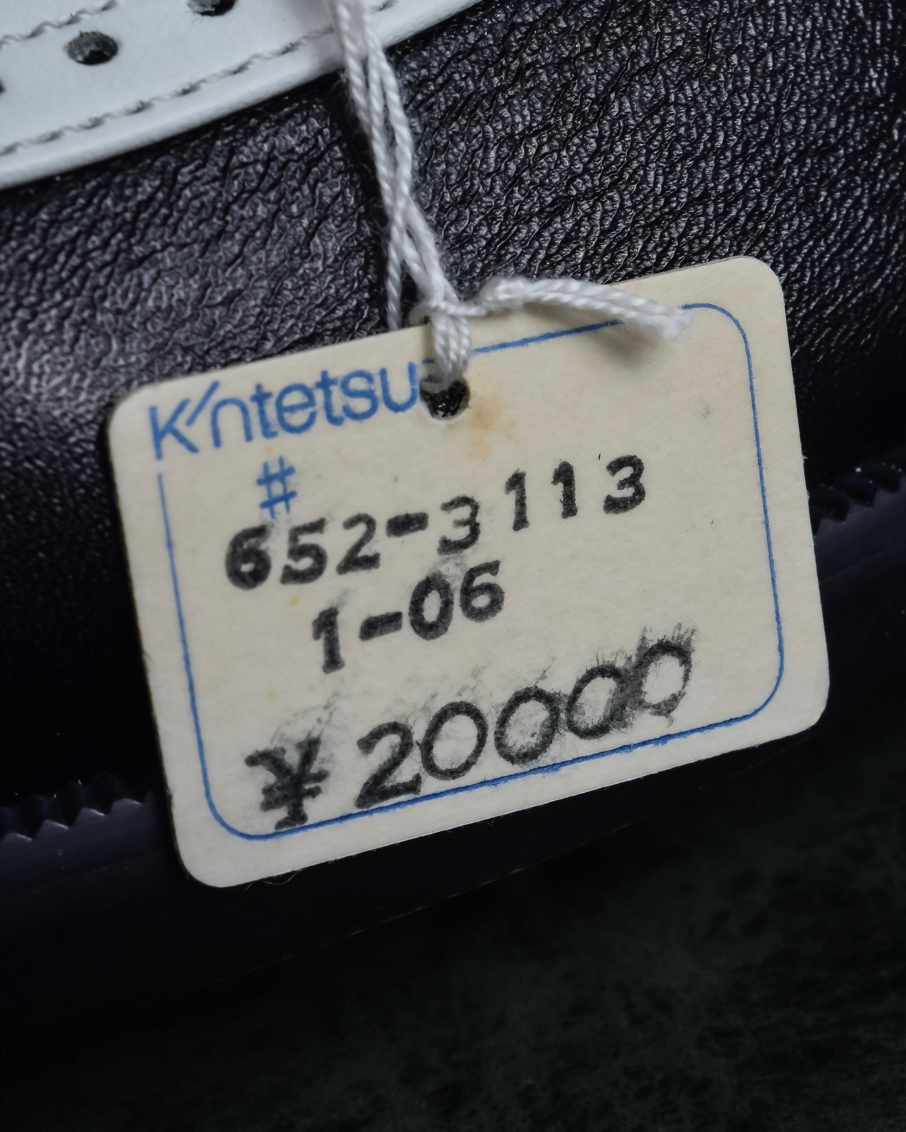 "BALENCIAGA" Two-tone fringe design leather golf shoes