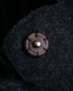 "FENDI" Snap button detail belted trench coat