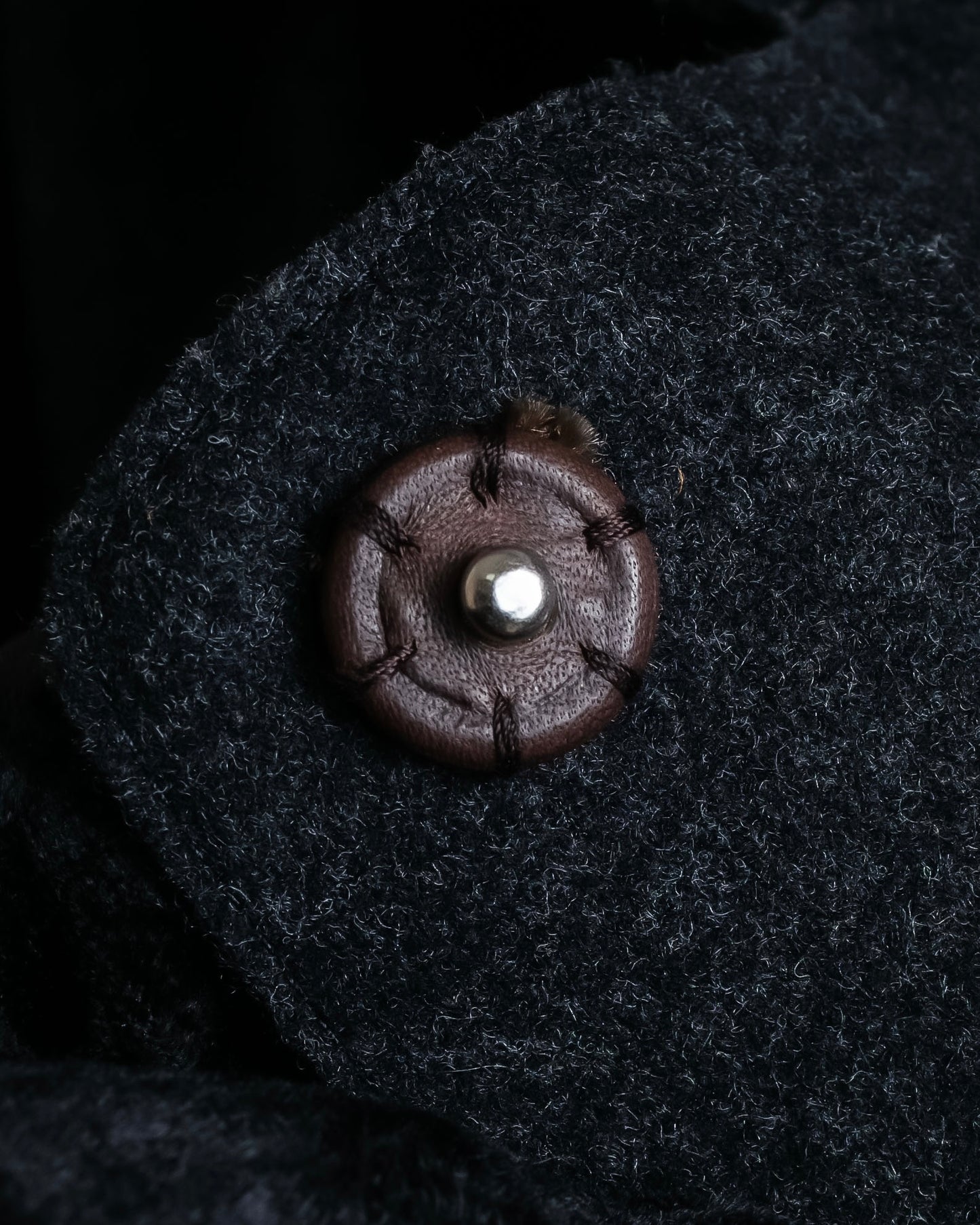 "FENDI" Snap button detail belted trench coat