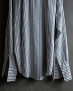 "Vintage multi-stripe pattern shirt"