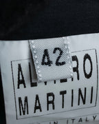 "Alviero Martini" Brushed marble pattern flared skirt