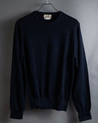 "HERMES" 80's-90's Minimalist design cotton knit