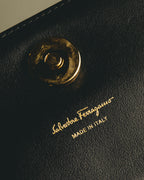 "Salvatore Ferragamo" 2010's Classic Gancini top handle shoulder bag