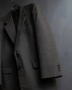 "Vintage heathered wool tailored jacket"