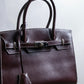 "HAMANO TOKYO" Trapezoidal shape iconic hardware leather one handle bag