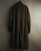 -SPECIAL- "ISSEY MIYAKE MEN" 80's Sculptural padded parachute long coat