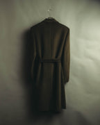 “Max Mara” 00’s Belted angora blend long coat