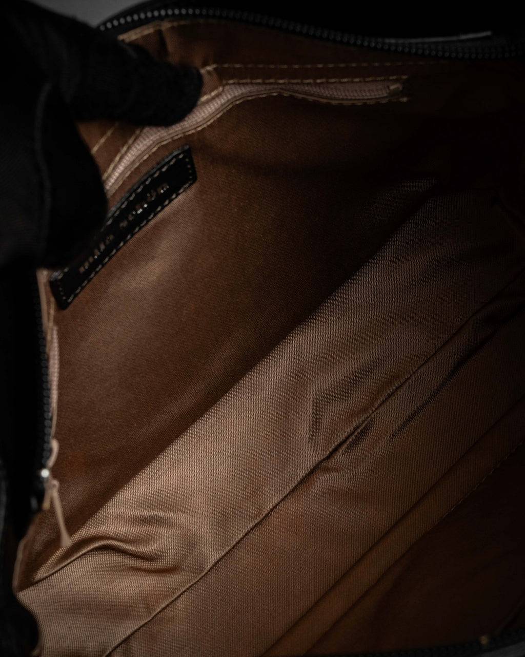 "Mila Schön" Horizontal minimalist metal fittings leather one-handle bag