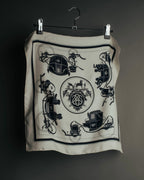 "Hermès" Classic ex libris silk scarf
