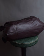 "COMME des GARCONS COMME des GARCONS" Knot drape design leather bag