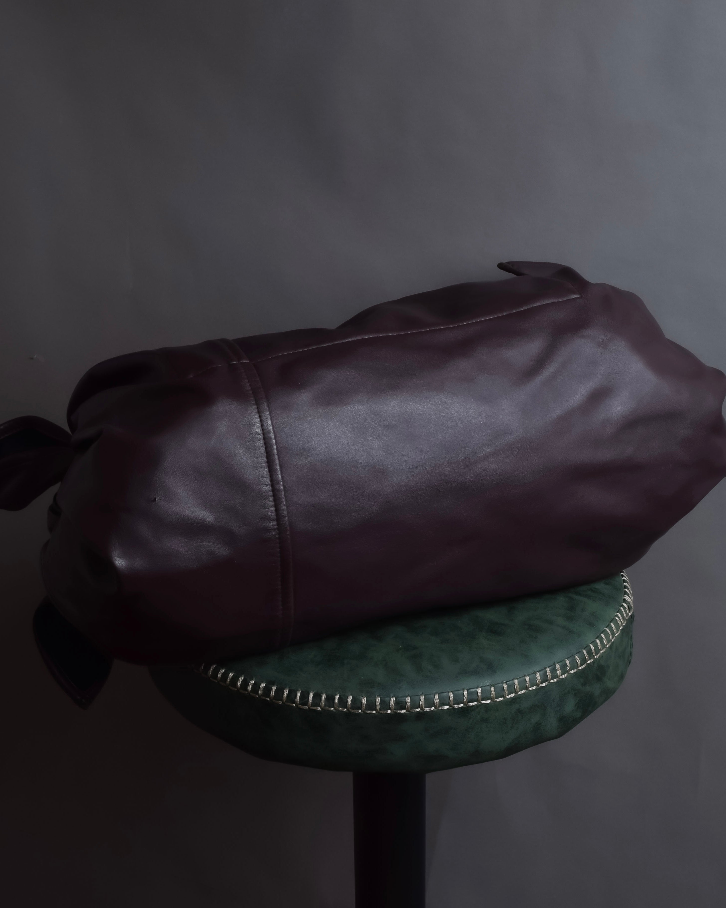 "COMME des GARCONS COMME des GARCONS" Knot drape design leather bag