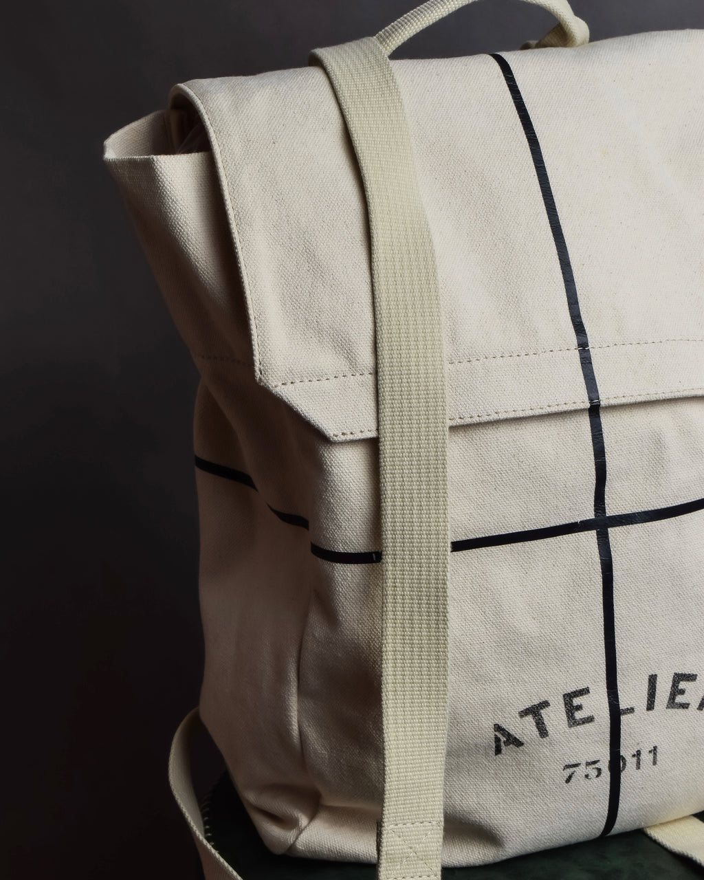 "MAISON MARGIELA" Atelier 75011 design canvas large bag