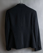 "Max Mara" Pinstripe short length tailored jacket