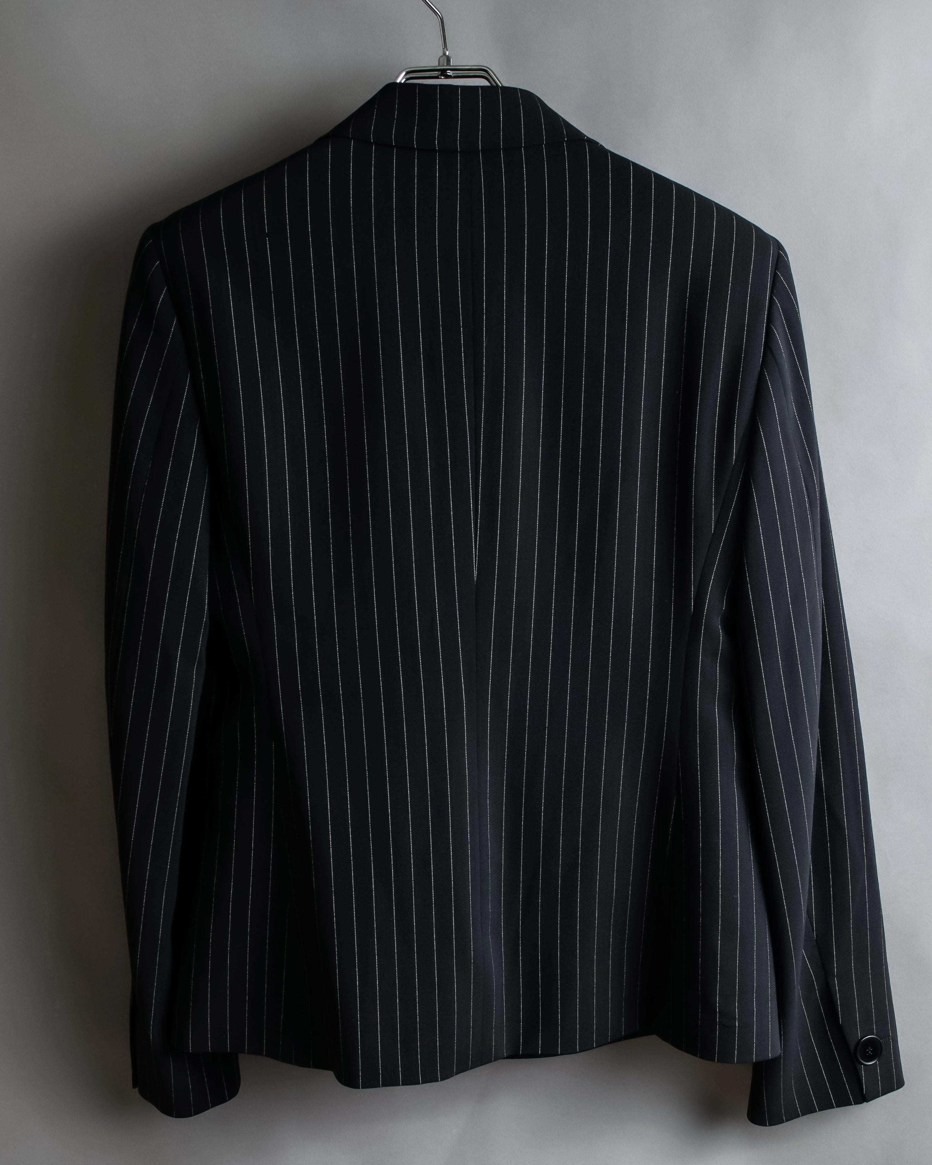 "Max Mara" Pinstripe short length tailored jacket