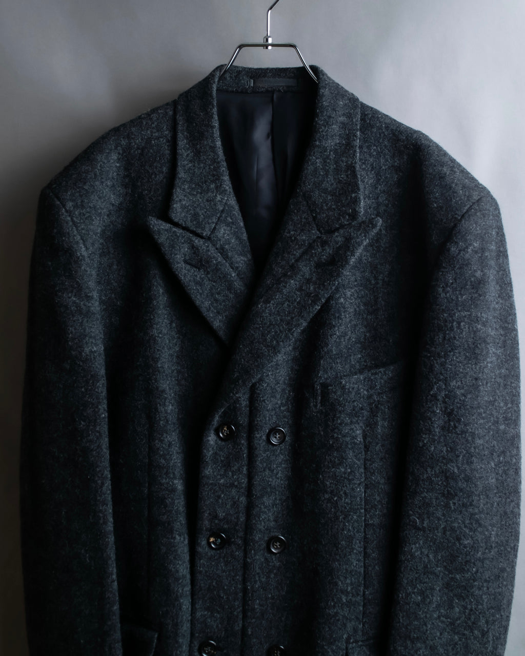 "COMME des GARCONS HOMME PLUS" Structured cut double-breasted tailored jacket