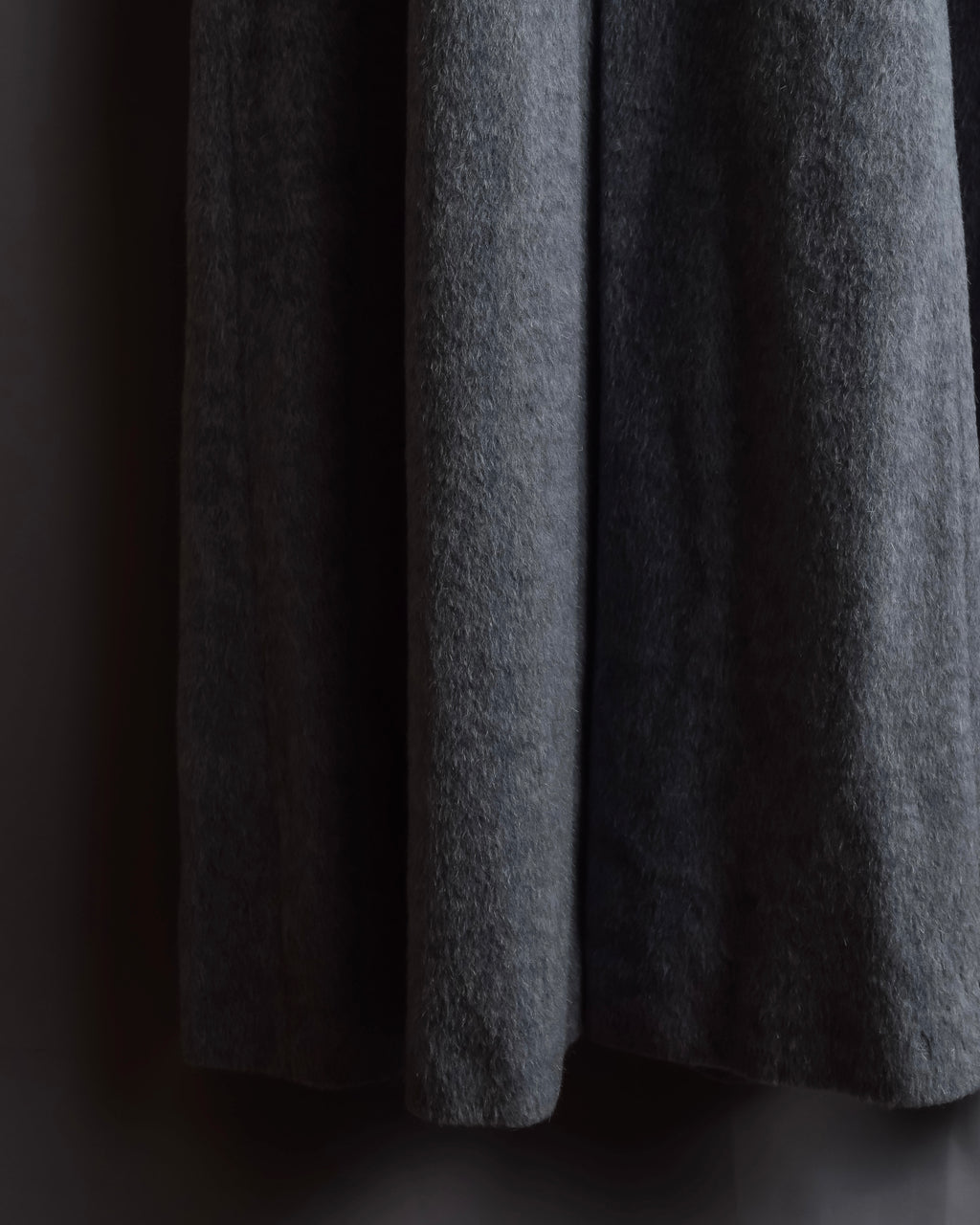 "BALENCIAGA" Alpaca blend maxi length shaped chester coat