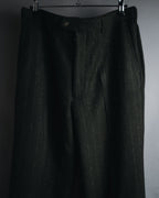 "Yves Saint Laurent diffusion hommes" 80’s-90’s structured glitter pinstripe wool suit set-up