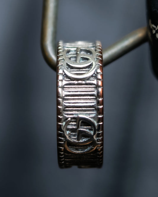 "GUCCI" GG marmont silver 925 ring