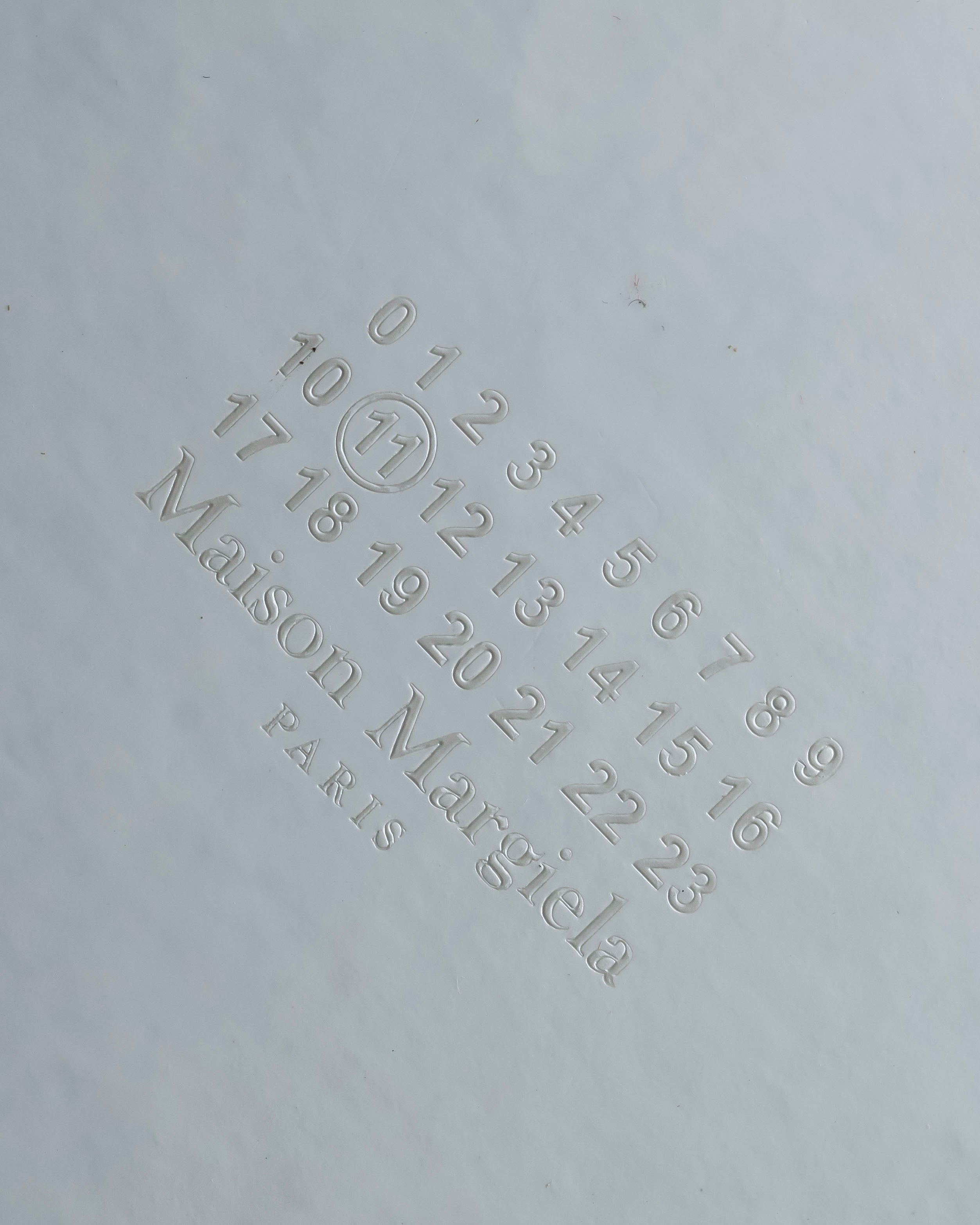 "MAISON MARGIELA" Grained leather chain wallet bag