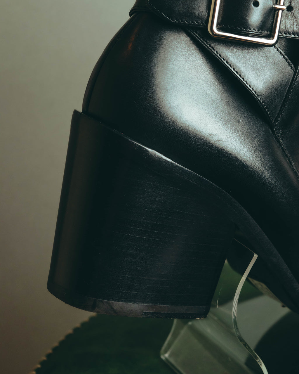 -SPECIAL- “BALENCIAGA” 2014-16’s Metal bar leather ankle boots