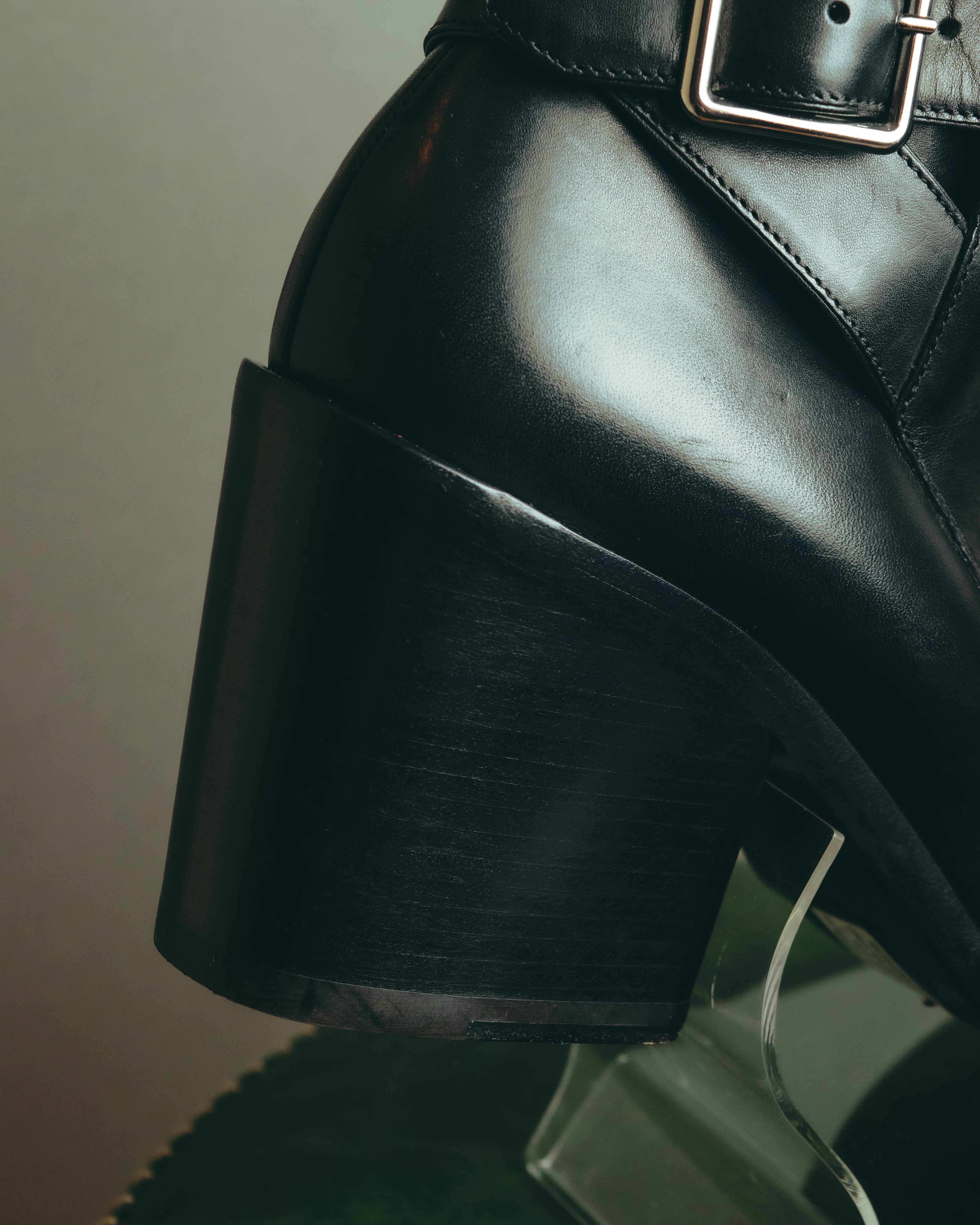 -SPECIAL- “BALENCIAGA” 2014-16’s Metal bar leather ankle boots