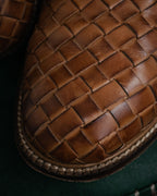 “vintage“ 90’s-00’s Handwoven derby shoes