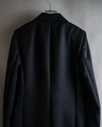 "HUGO BOSS" Satin switch lapel shaped tailored coat