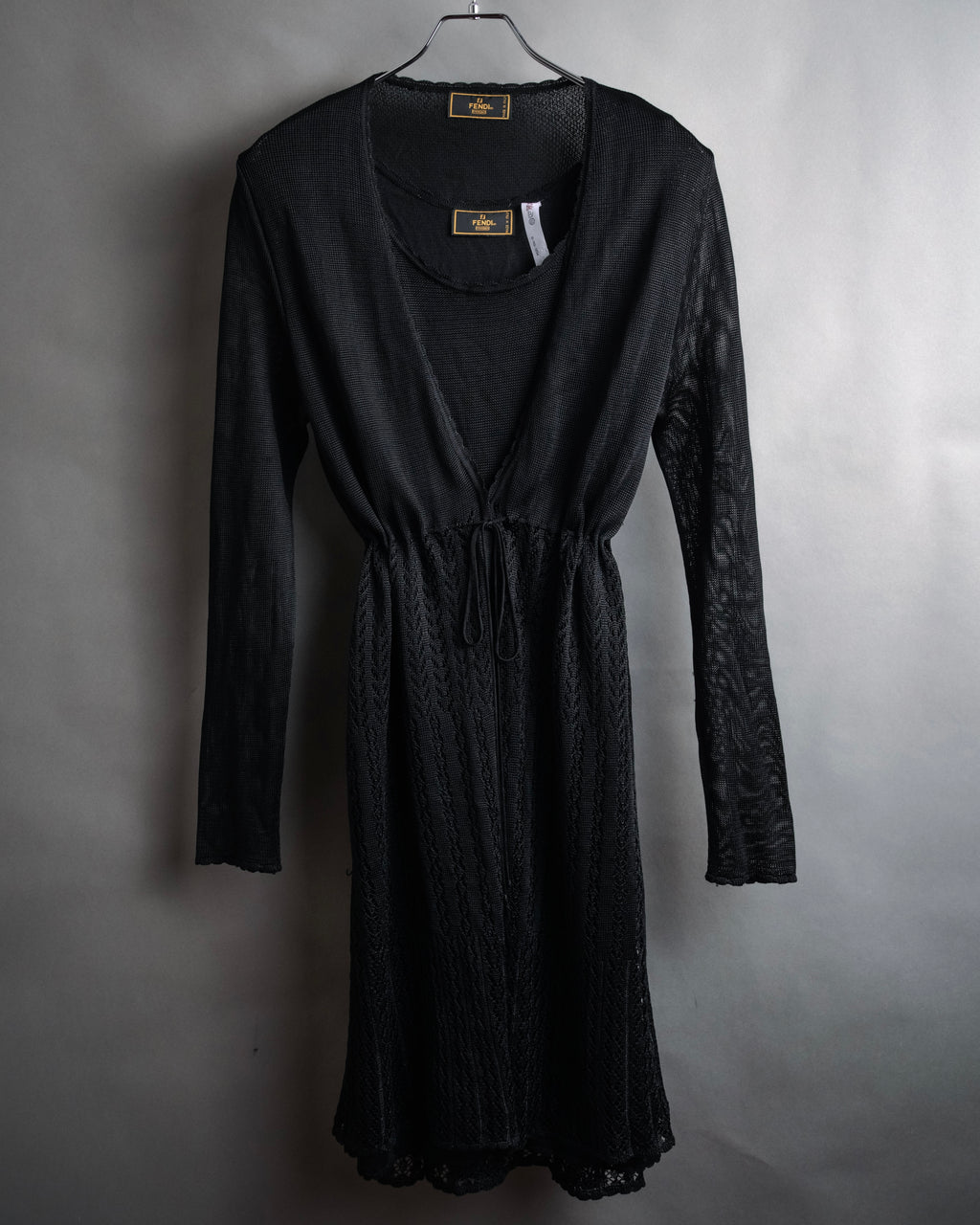 “FENDI” 90’s-00’s Openwork knit ensemble