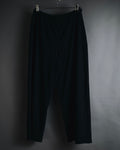"YVES SAINT LAURENT" Elegant draped tailored slacks