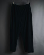 "YVES SAINT LAURENT" Elegant draped tailored slacks