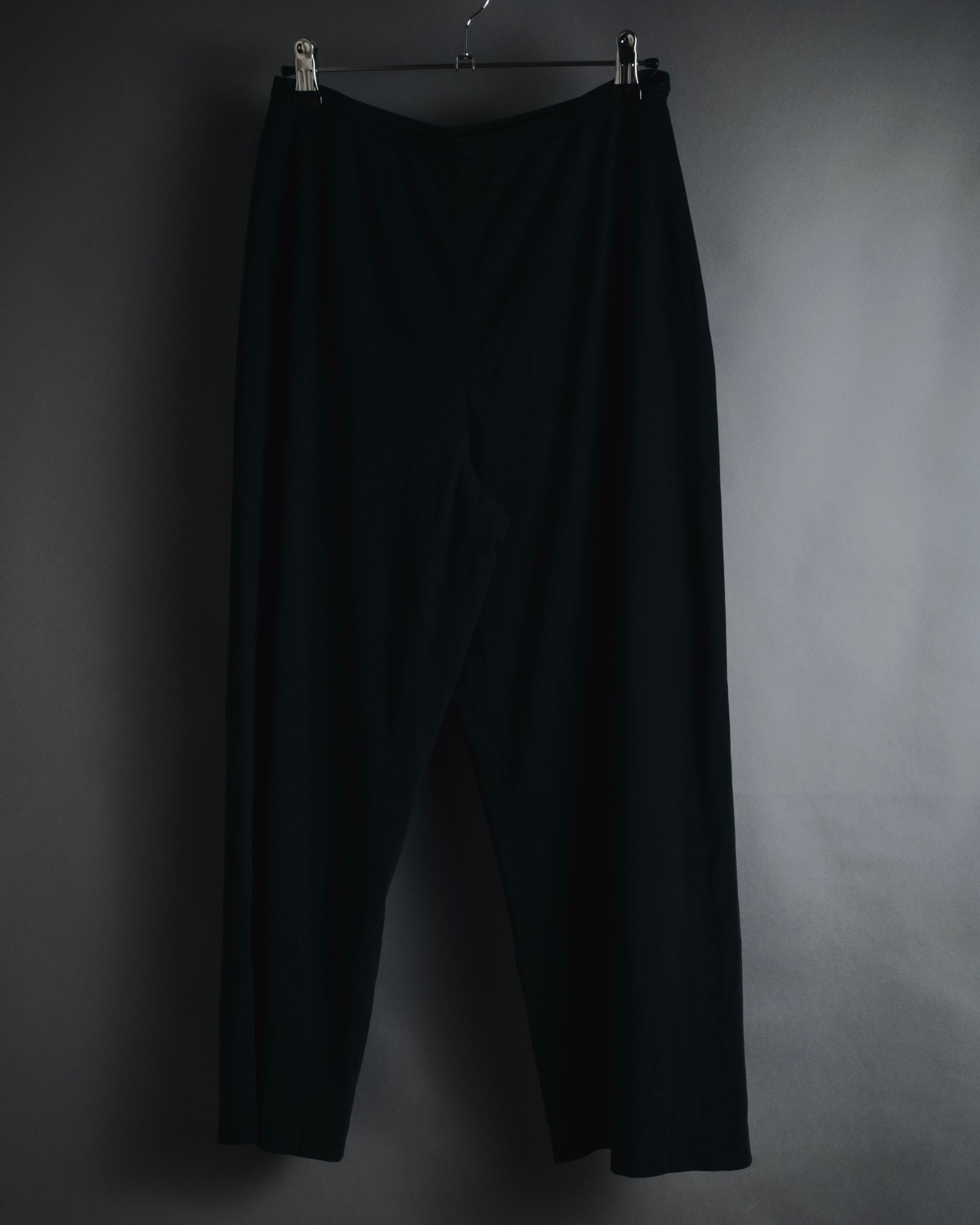 "YVES SAINT LAURENT" Elegant Draped Tailored Slacks