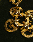 -SPECIAL- “Lucien Piccard” 70’s-80’s Gold tone cross pendant necklace