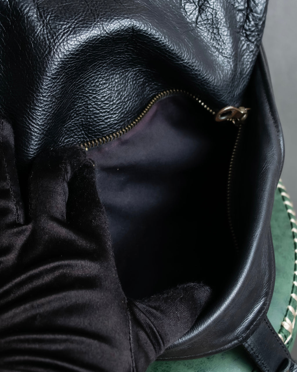 "Jas-M.B." Belt flap design leather shoulder bag