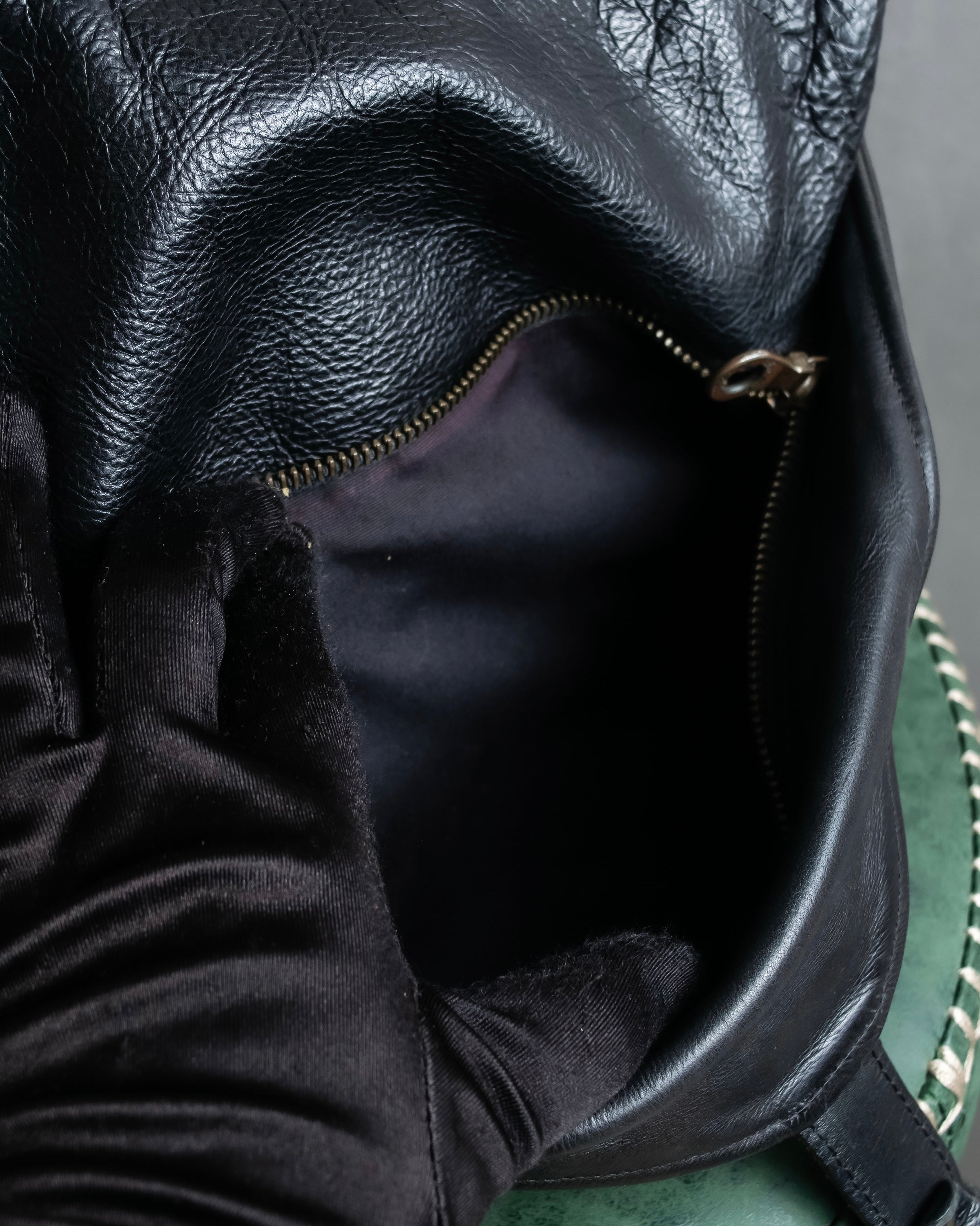 "Jas-M.B." Belt flap design leather shoulder bag