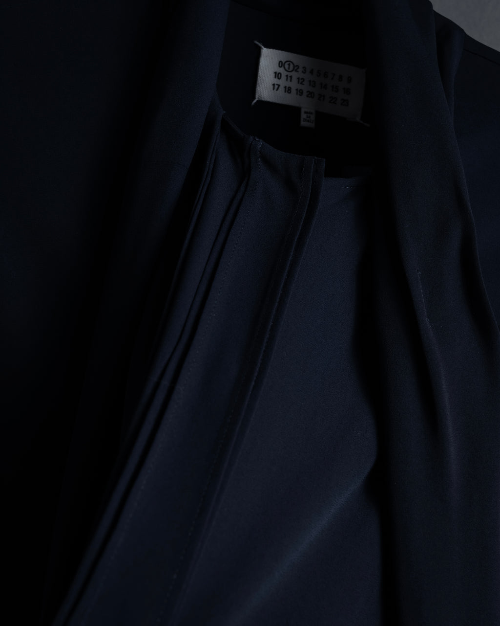 "Maison Margiela" 16SS Bow tie draping shirt