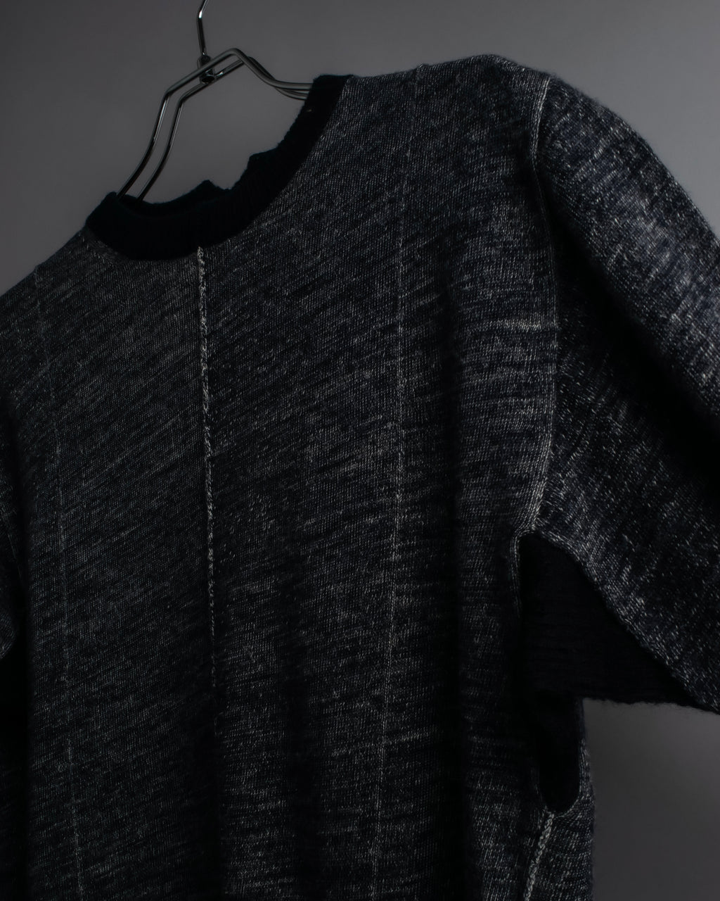 "CELINE" Inside-out stitching design knit pullover