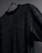"CELINE" Inside-out stitching design knit pullover