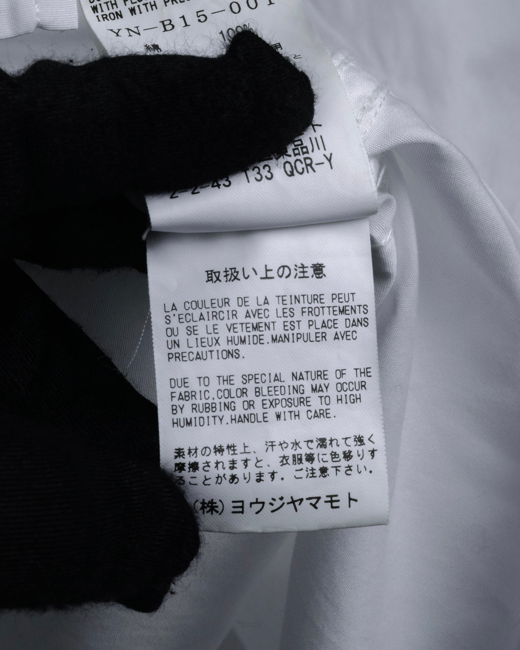 “Y’s” 2020SS Patch pocket long shirt