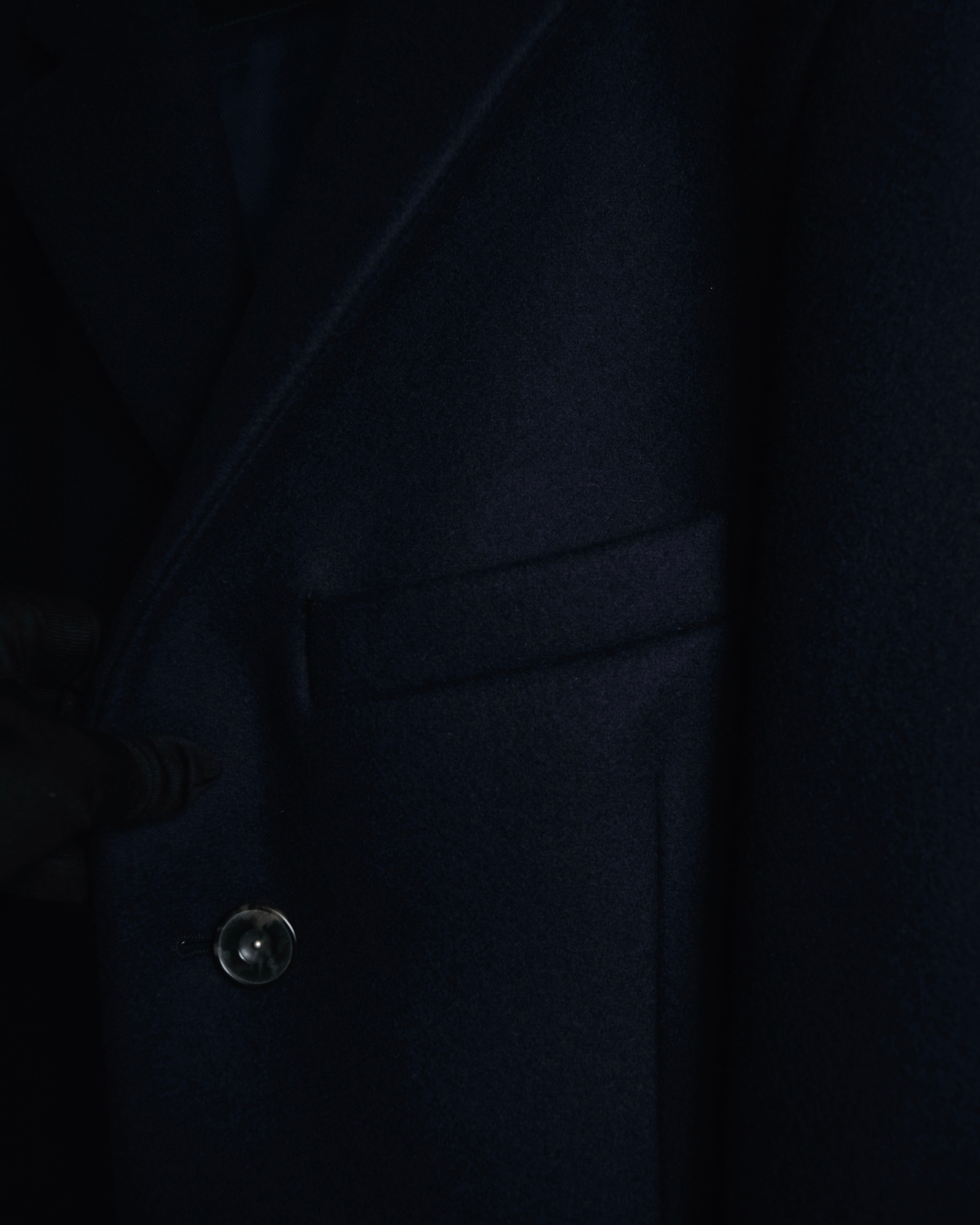 "Acne Studios" 2016-20’s rigid wool melton chester coat