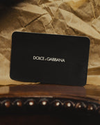 "DOLCE & GABBANA" 00's-10's Black suede wingtip oxford shoes