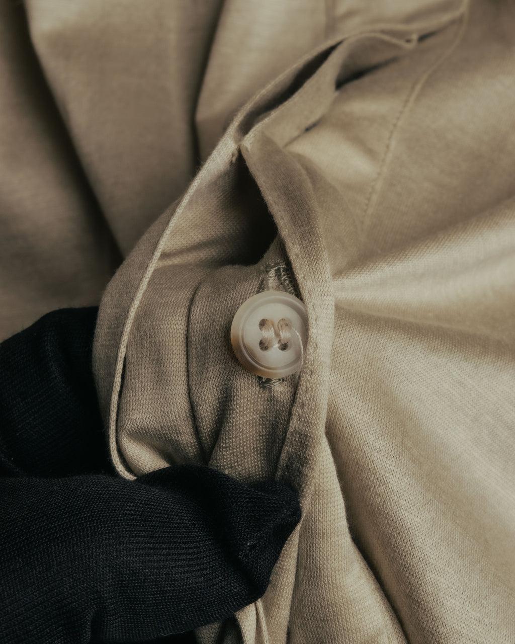 “Christian Dior” 90’s Gathered fly-front jersey blouse