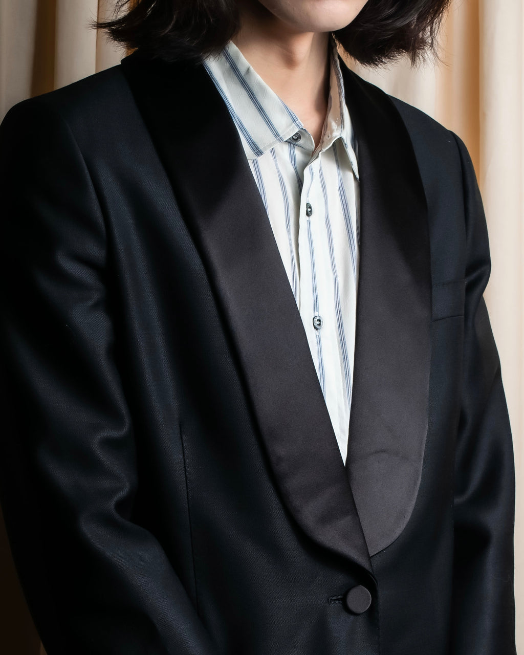 "GUCCI" Pre-Fall 2018 collection message embroidered shawl collar jacket