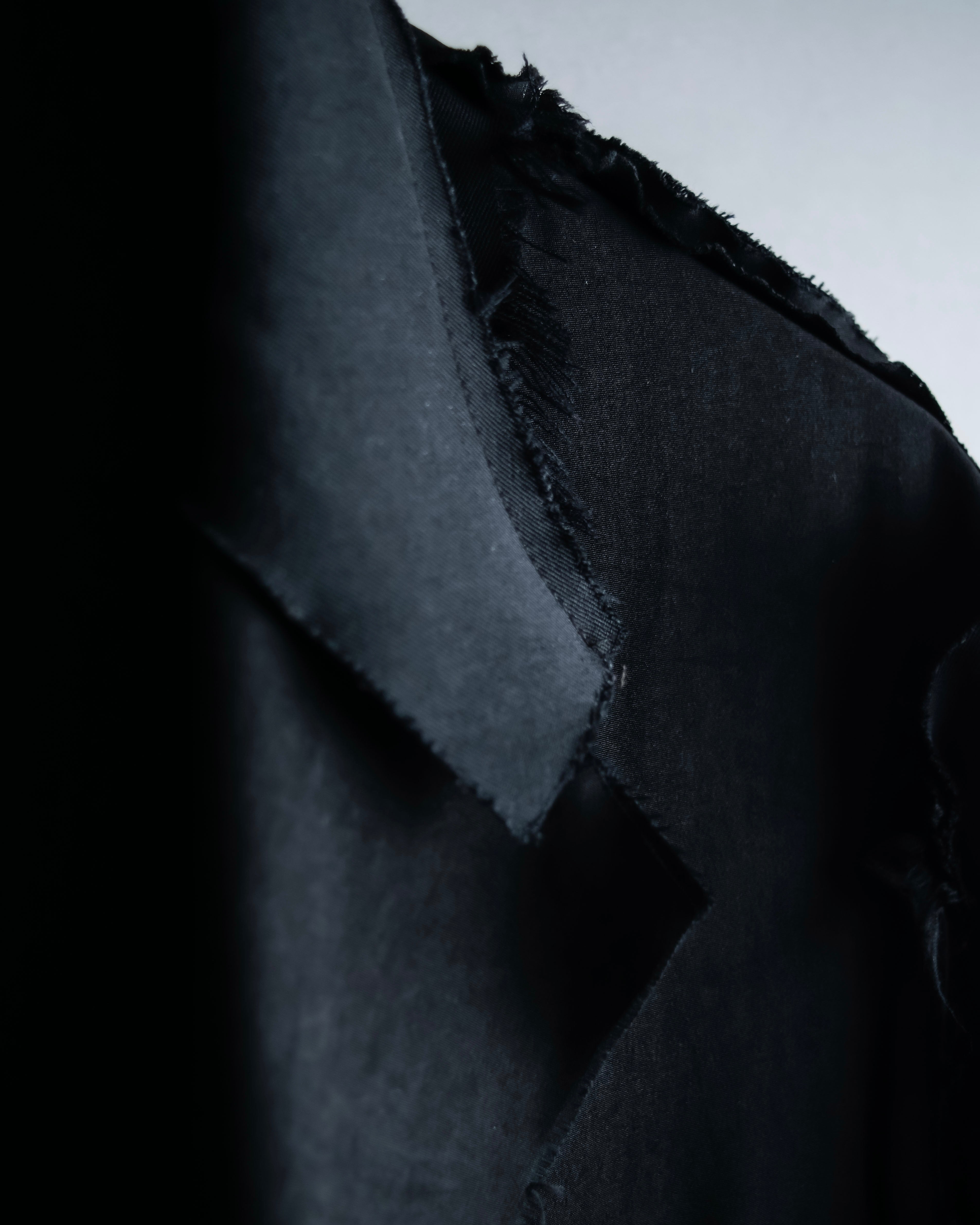 "B Yohji Yamamoto" Inside-out design super long shirt coat