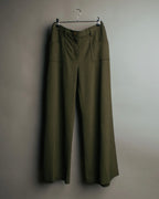 -SPECIAL- “Christian Dior” 2001 Galliano era olive wide safari trousers