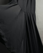 -SPECIAL- “Christian Dior” 80’s silk pleated long skirt